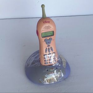 Vintage Motorola Disney Princess Pink & Purple Cordless Landline Phone